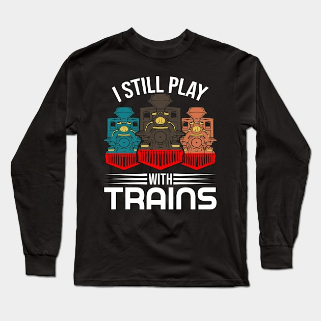 Model railway wisdoms Long Sleeve T-Shirt by QQdesigns